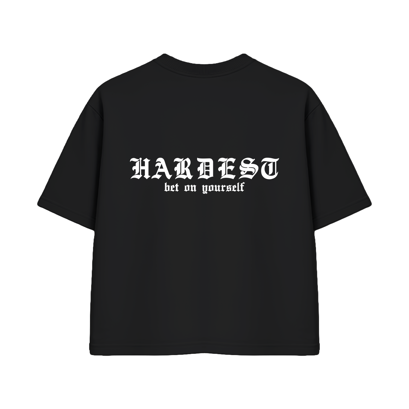 SIGNATURE BOXY TEE IN BLACK