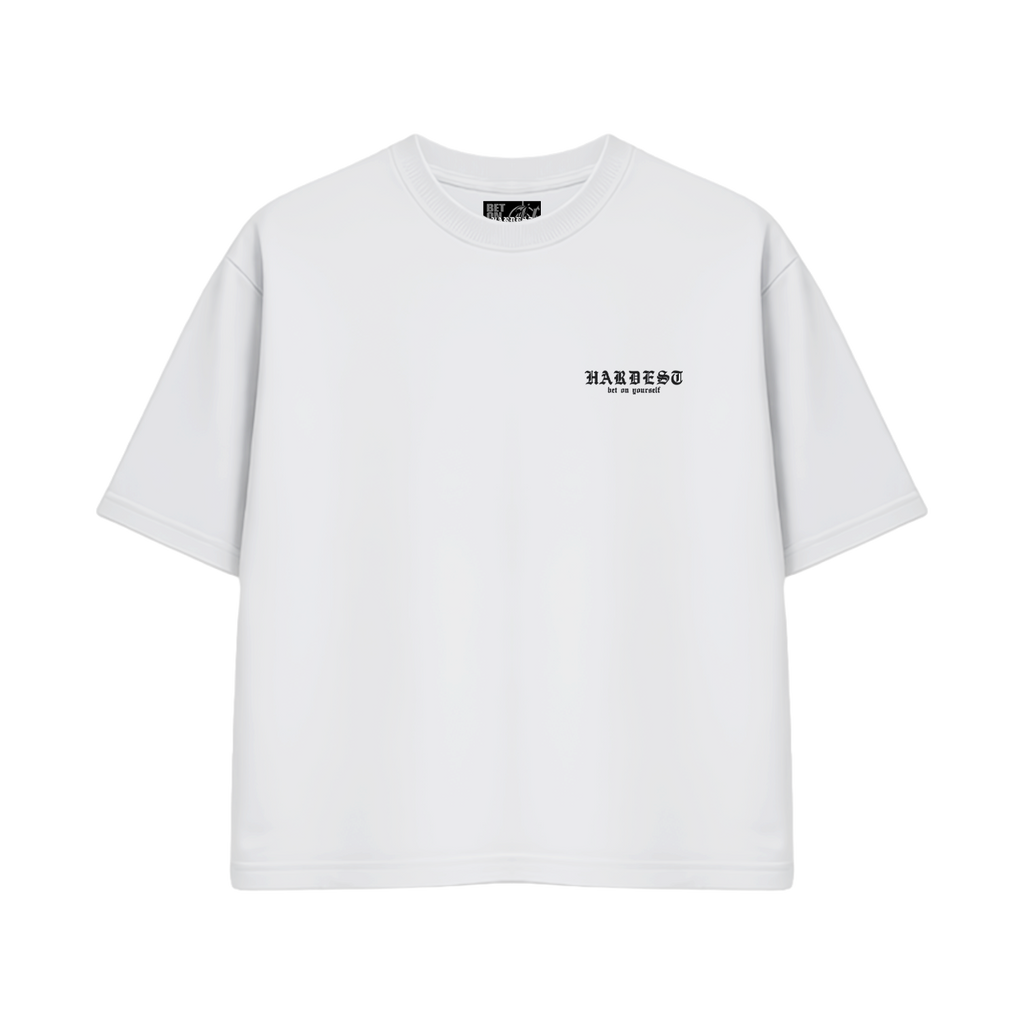 SIGNATURE BOXY TEE IN WHITE