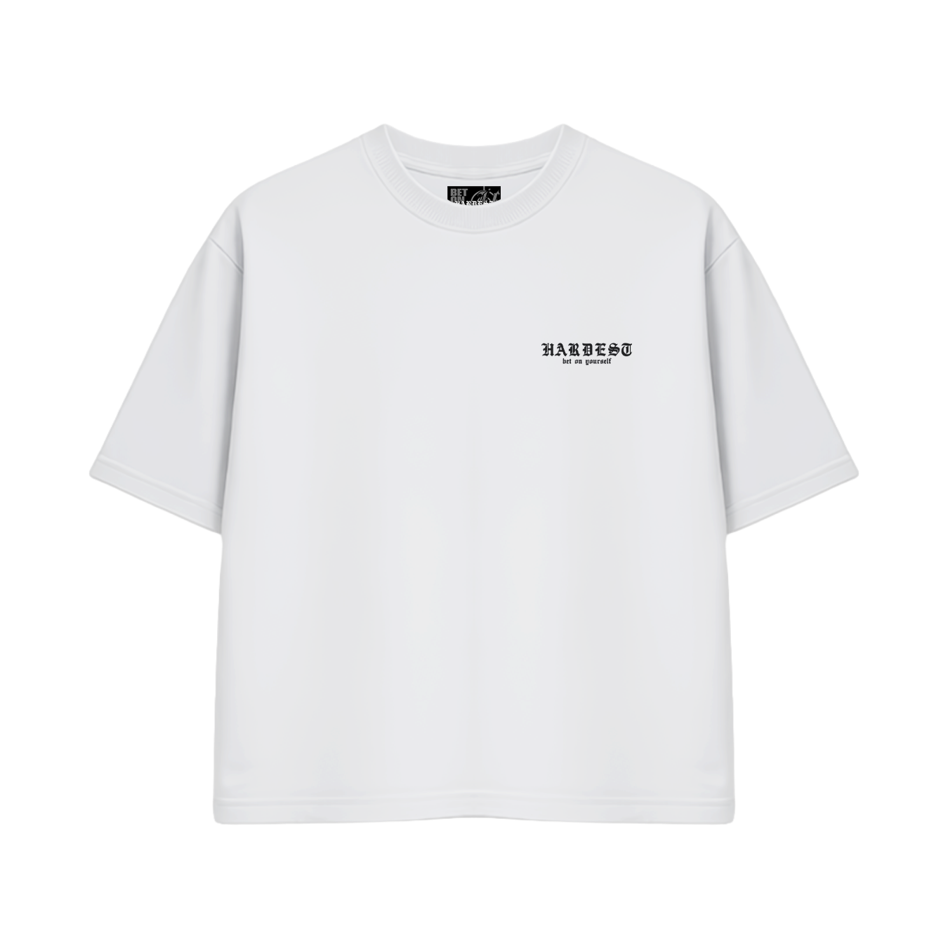 SIGNATURE BOXY TEE IN WHITE