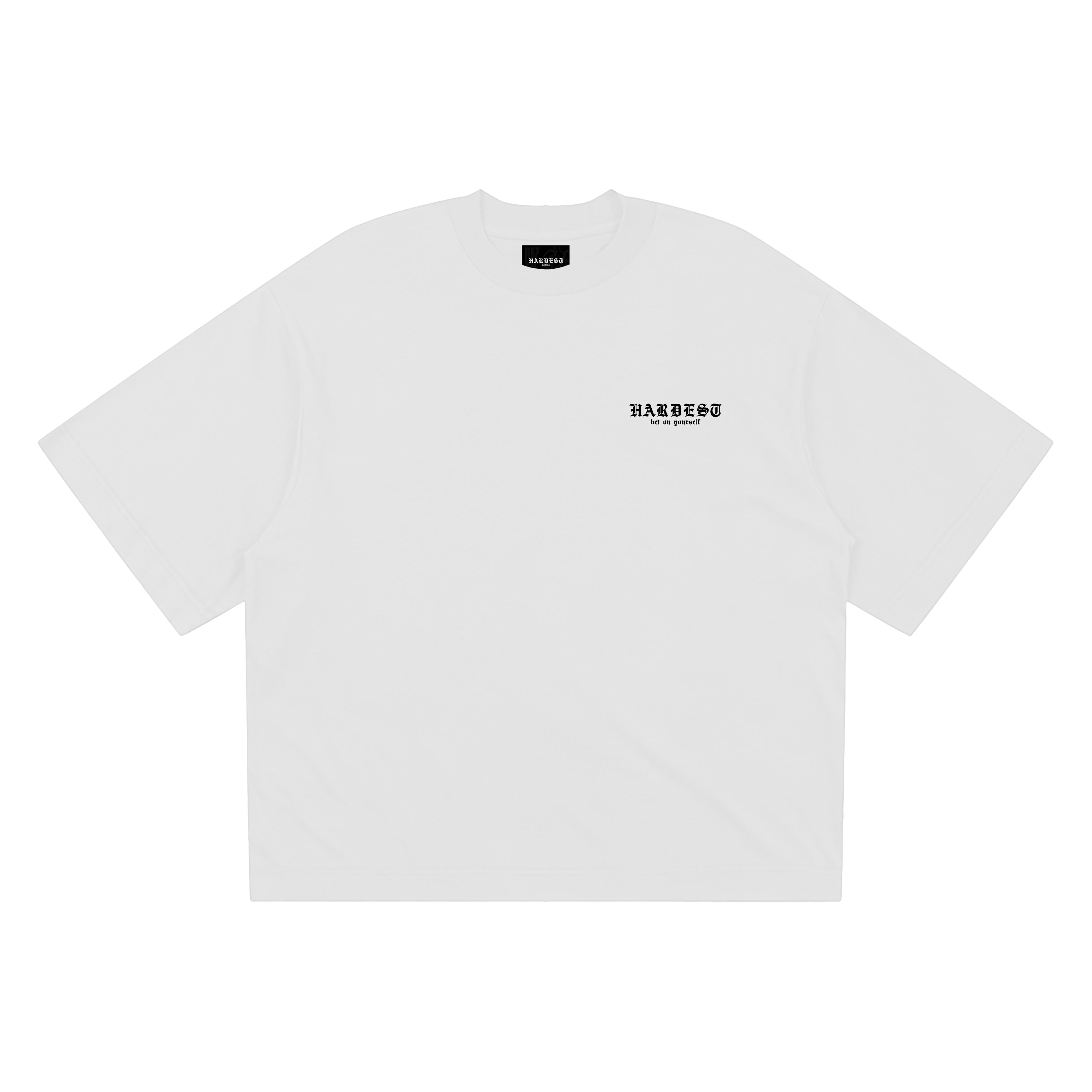 SIGNATURE BOXY TEE IN WHITE