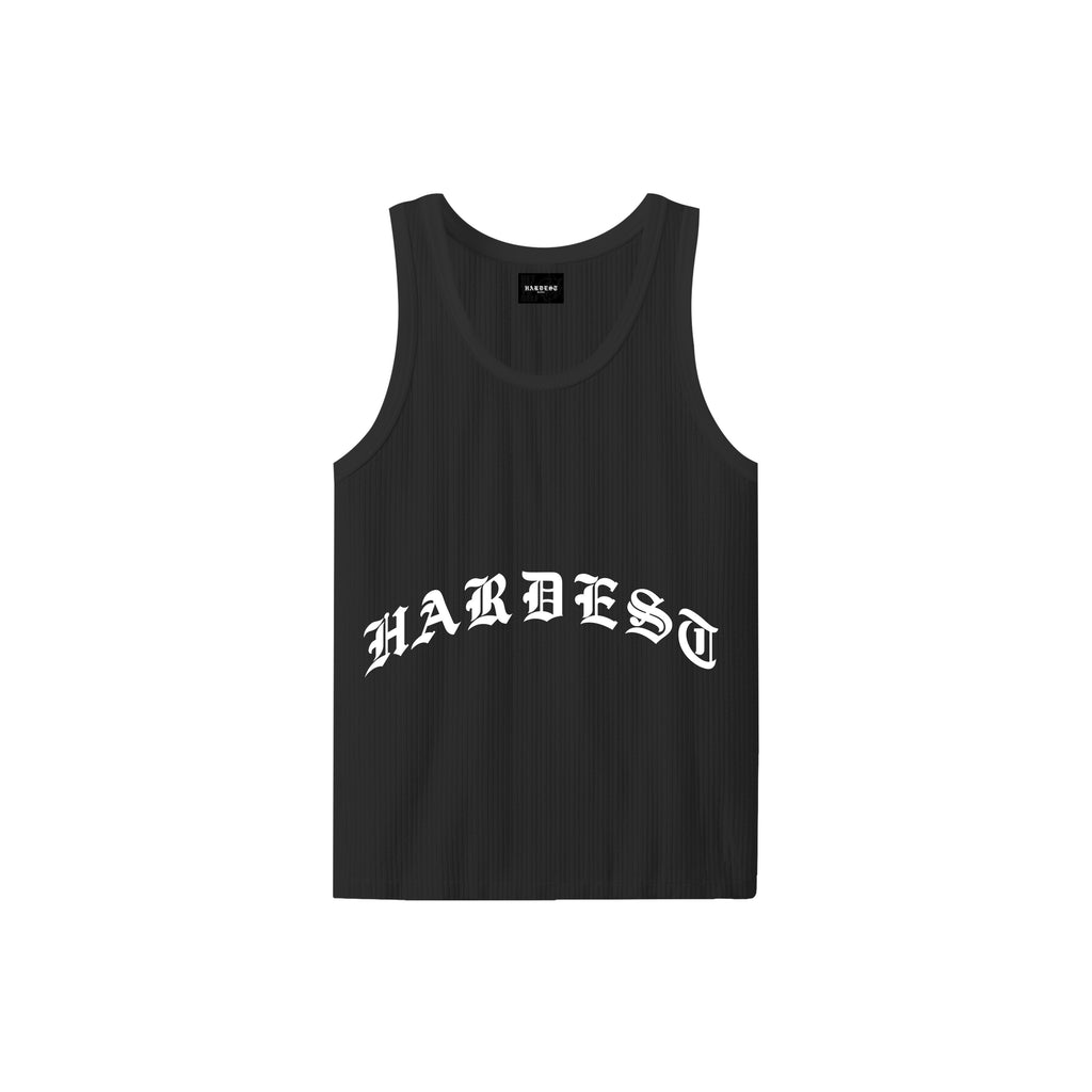 ARCHED TANKTOP IN BLACK