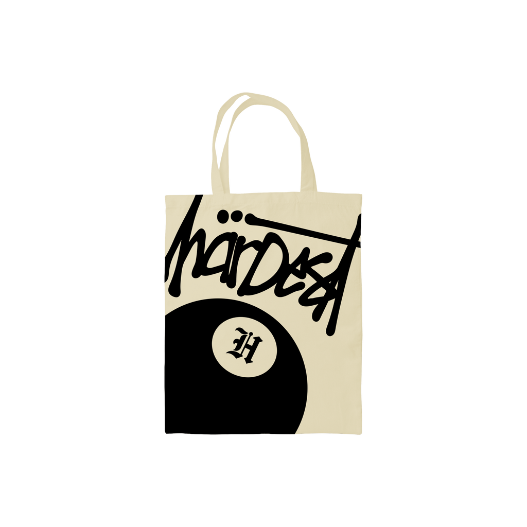 8 BALL CREAM TOTEBAG