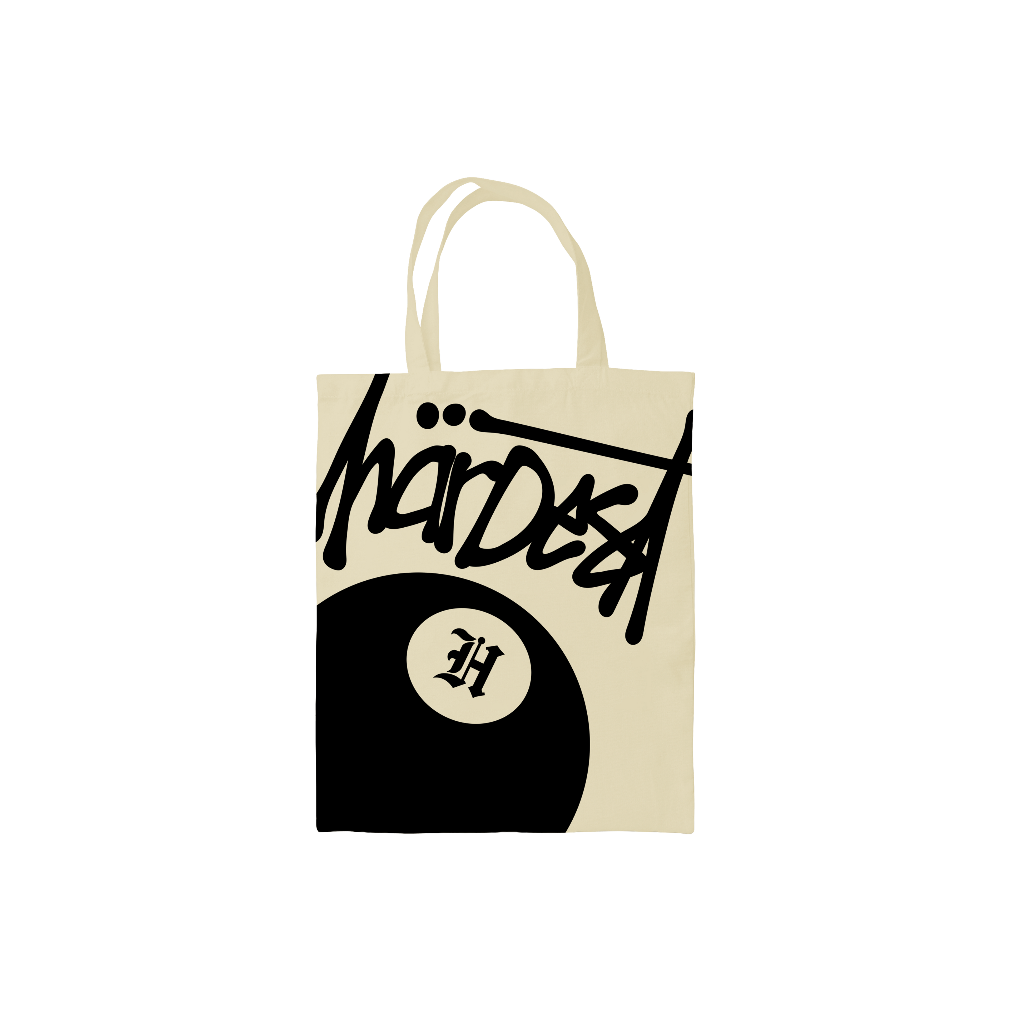 8 BALL CREAM TOTEBAG