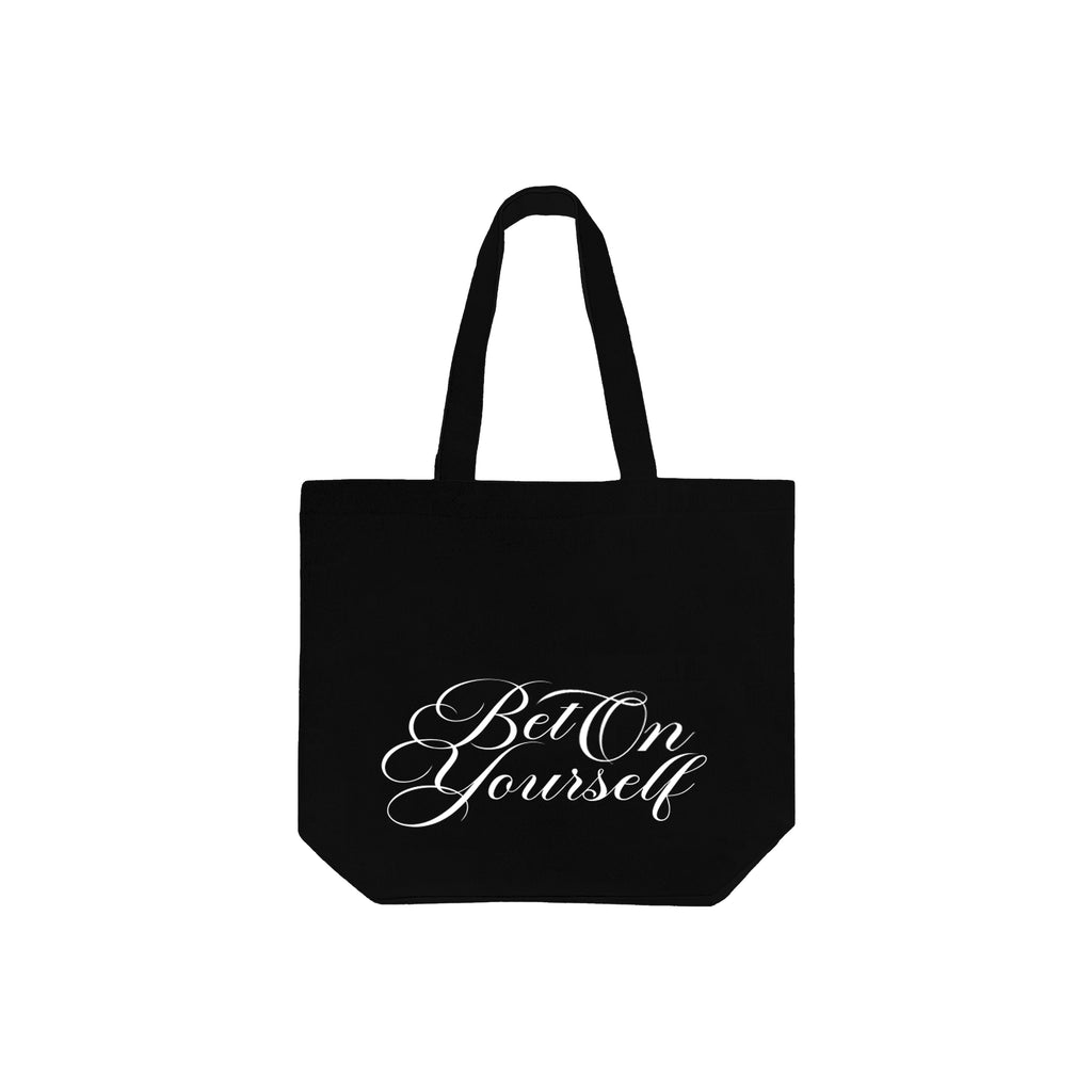 SCRIPT TOTEBAG IN BLACK
