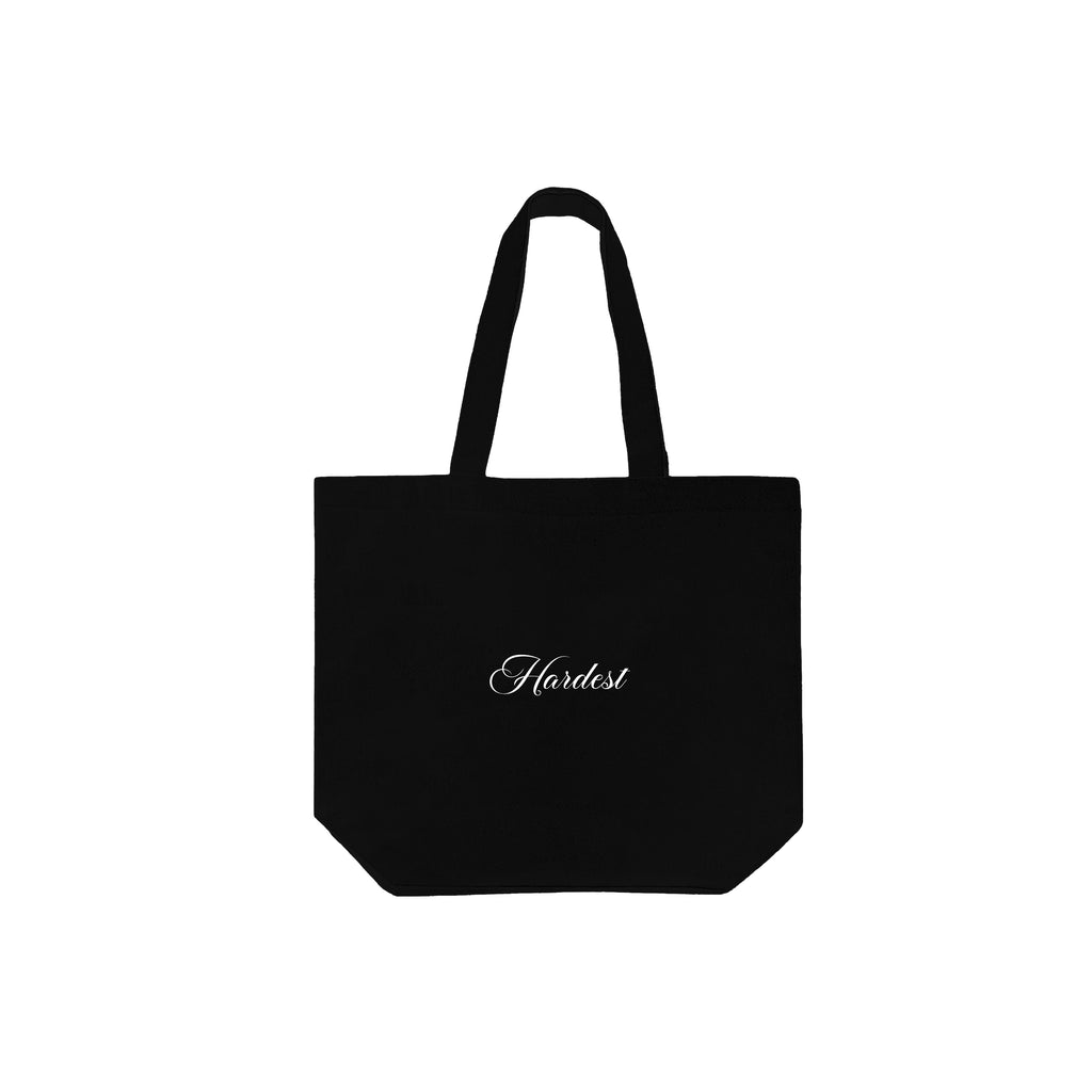SCRIPT TOTEBAG IN BLACK