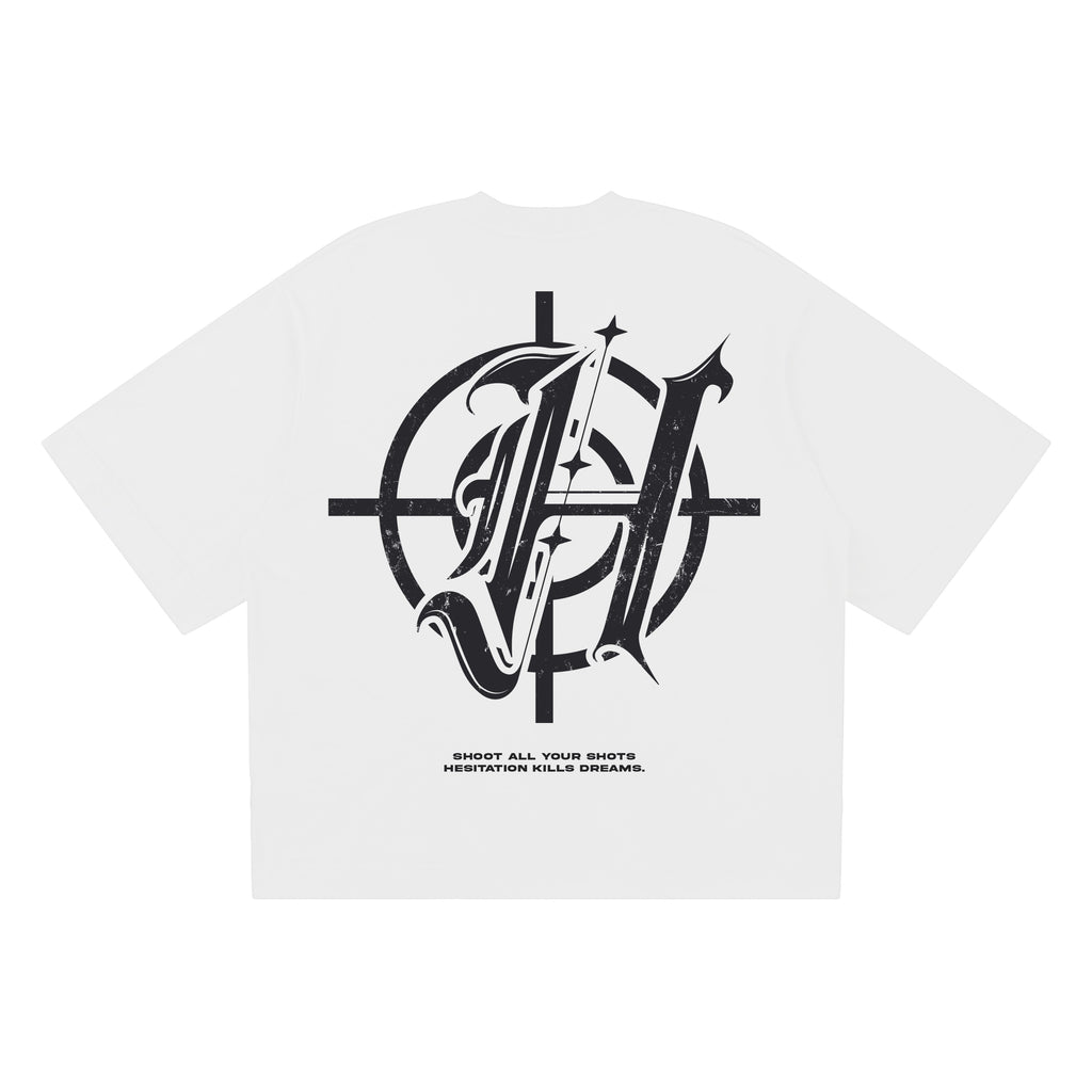 GUNMAN BOXY TEE IN WHITE
