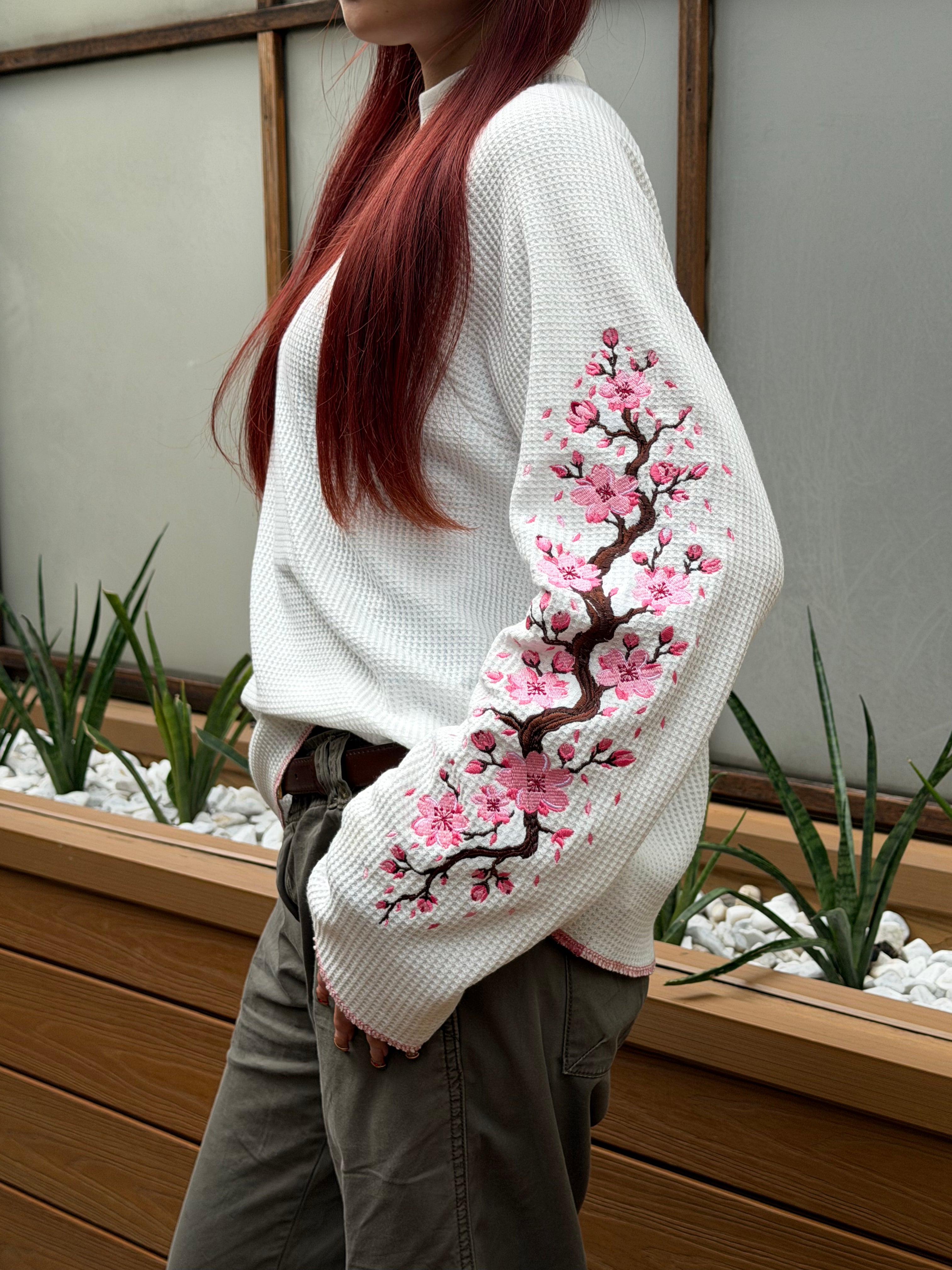 HARDEST SAKURA LONGSLEEVES IN WHITE
