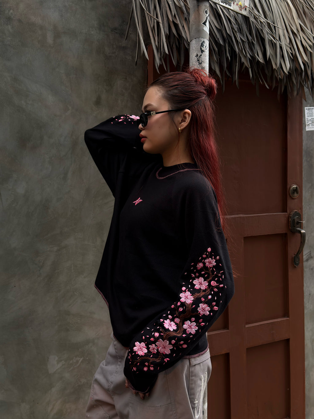 HARDEST SAKURA LONGSLEEVES IN BLACK