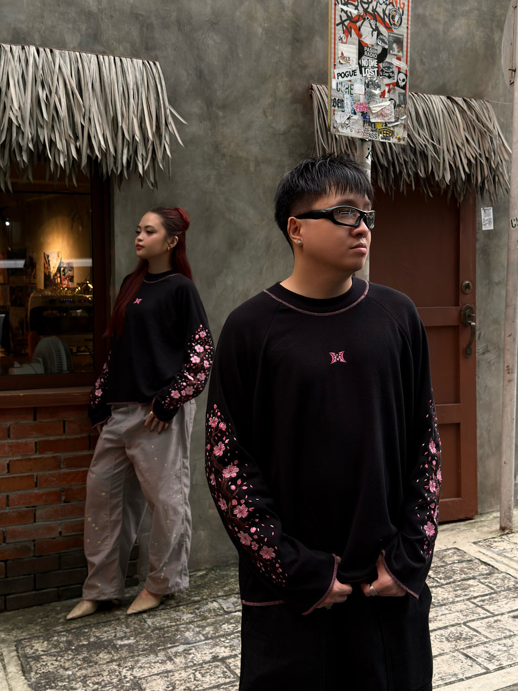 HARDEST SAKURA LONGSLEEVES IN BLACK