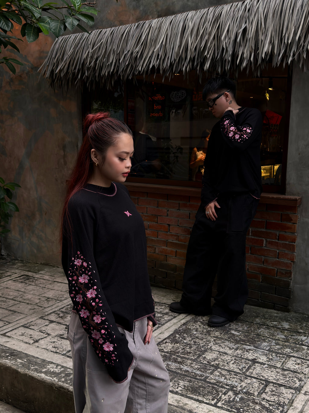 HARDEST SAKURA LONGSLEEVES IN BLACK