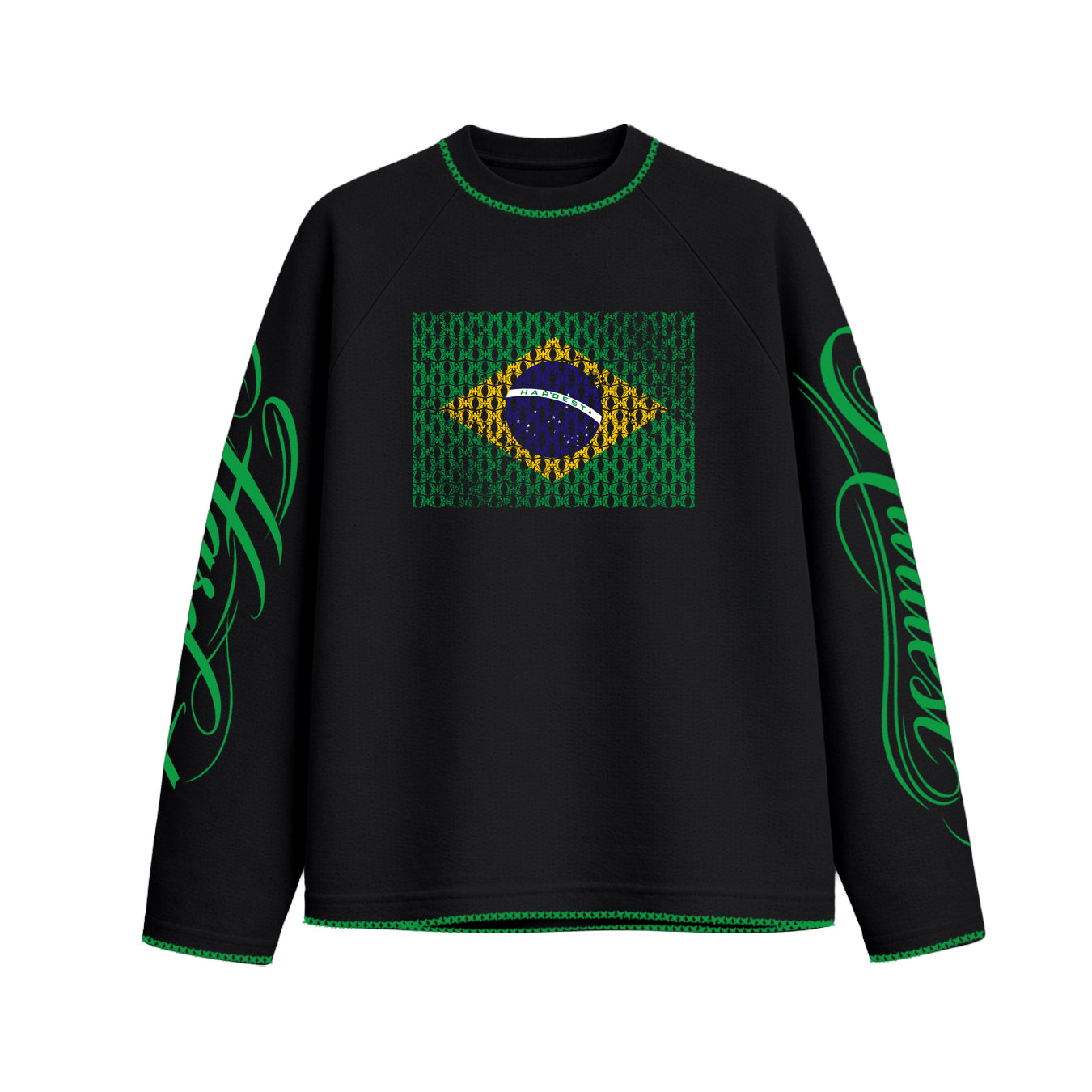 BRAZIL LONGSLEEVES IN BLACK