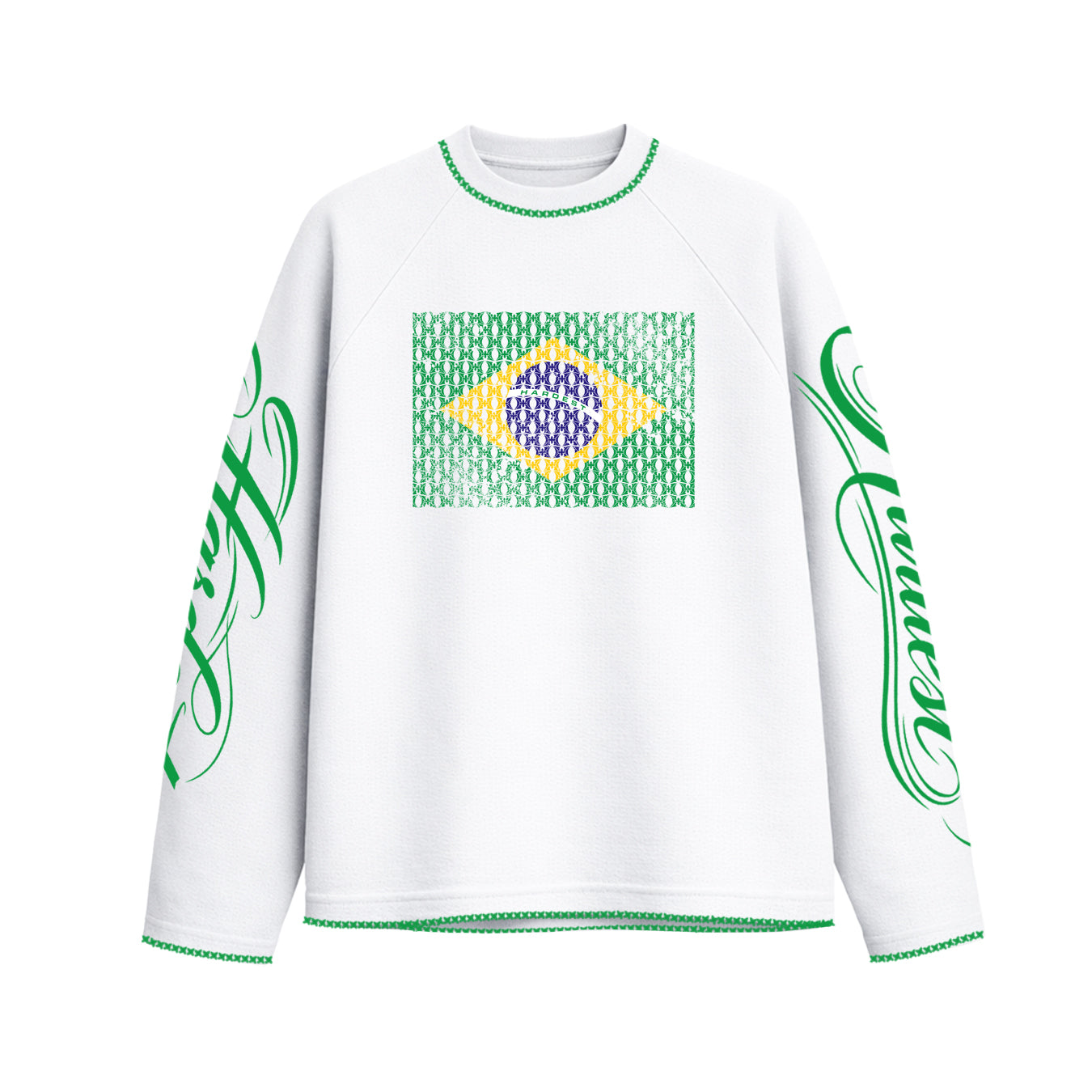 BRAZIL LONGSLEEVES IN WHITE