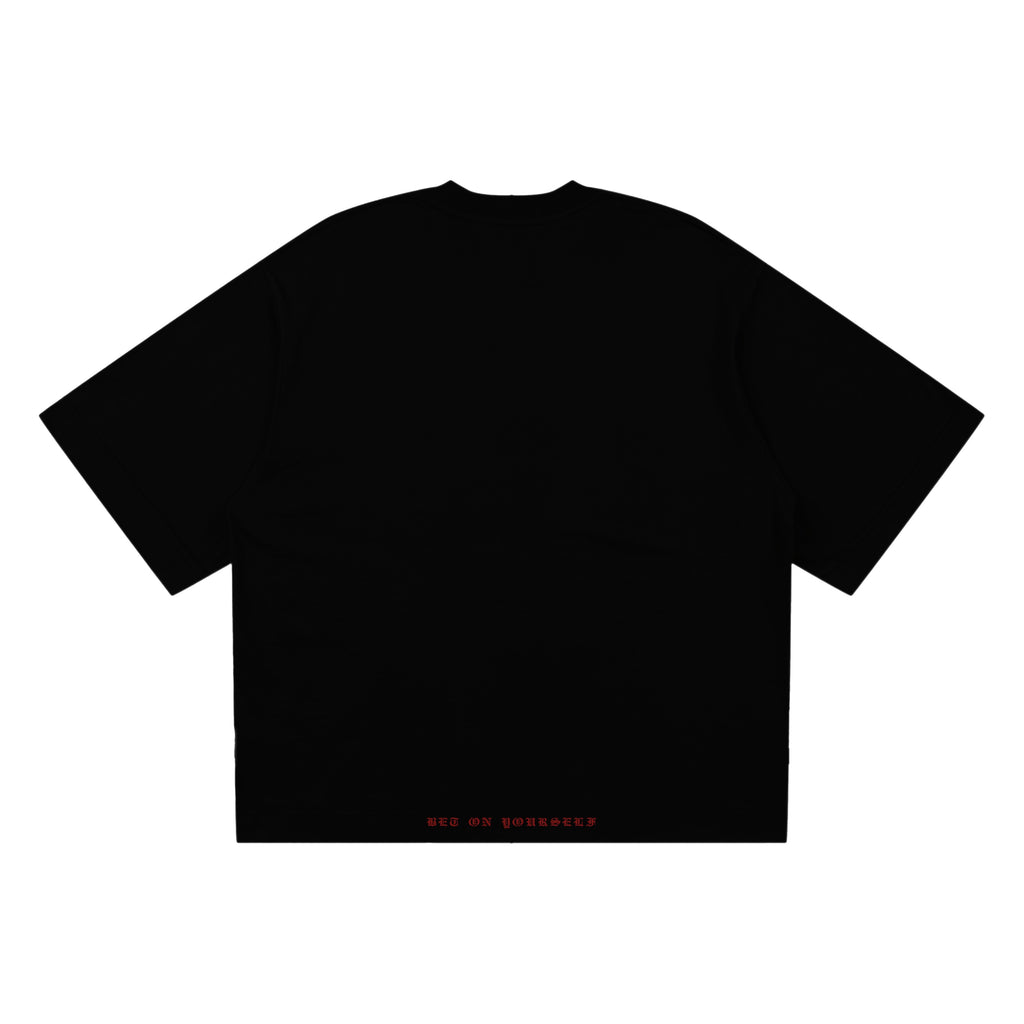 NRNS BOXY TEE IN BLACK