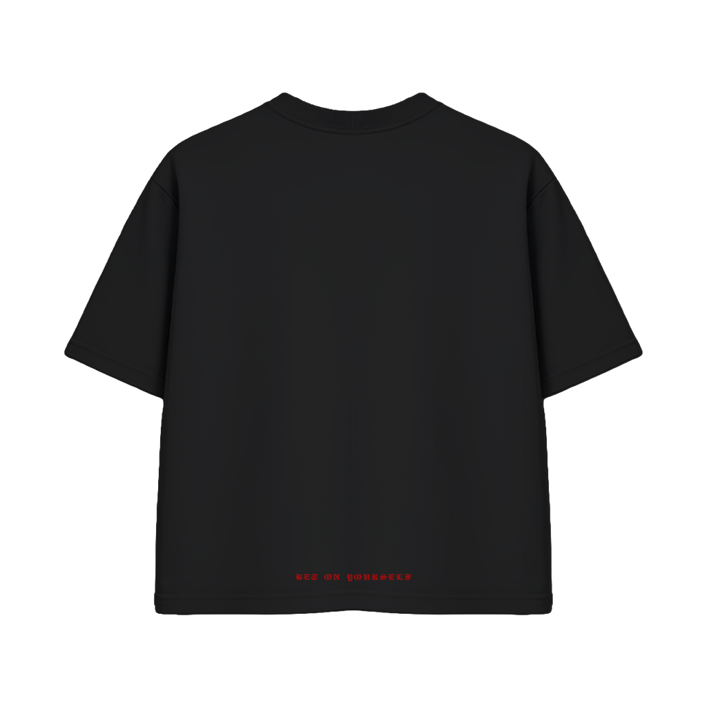 NRNS BOXY TEE IN BLACK