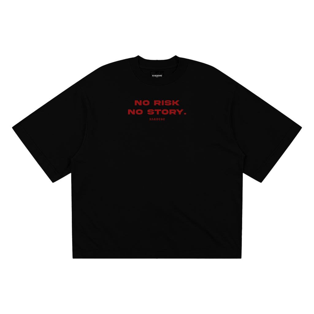NRNS BOXY TEE IN BLACK