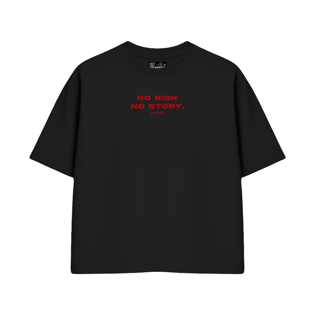NRNS BOXY TEE IN BLACK