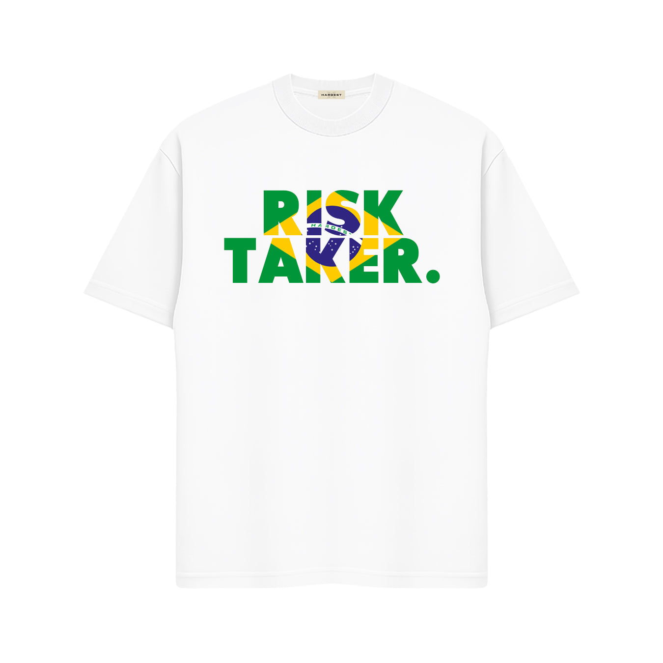 RISK TAKER TEE IN WHITE
