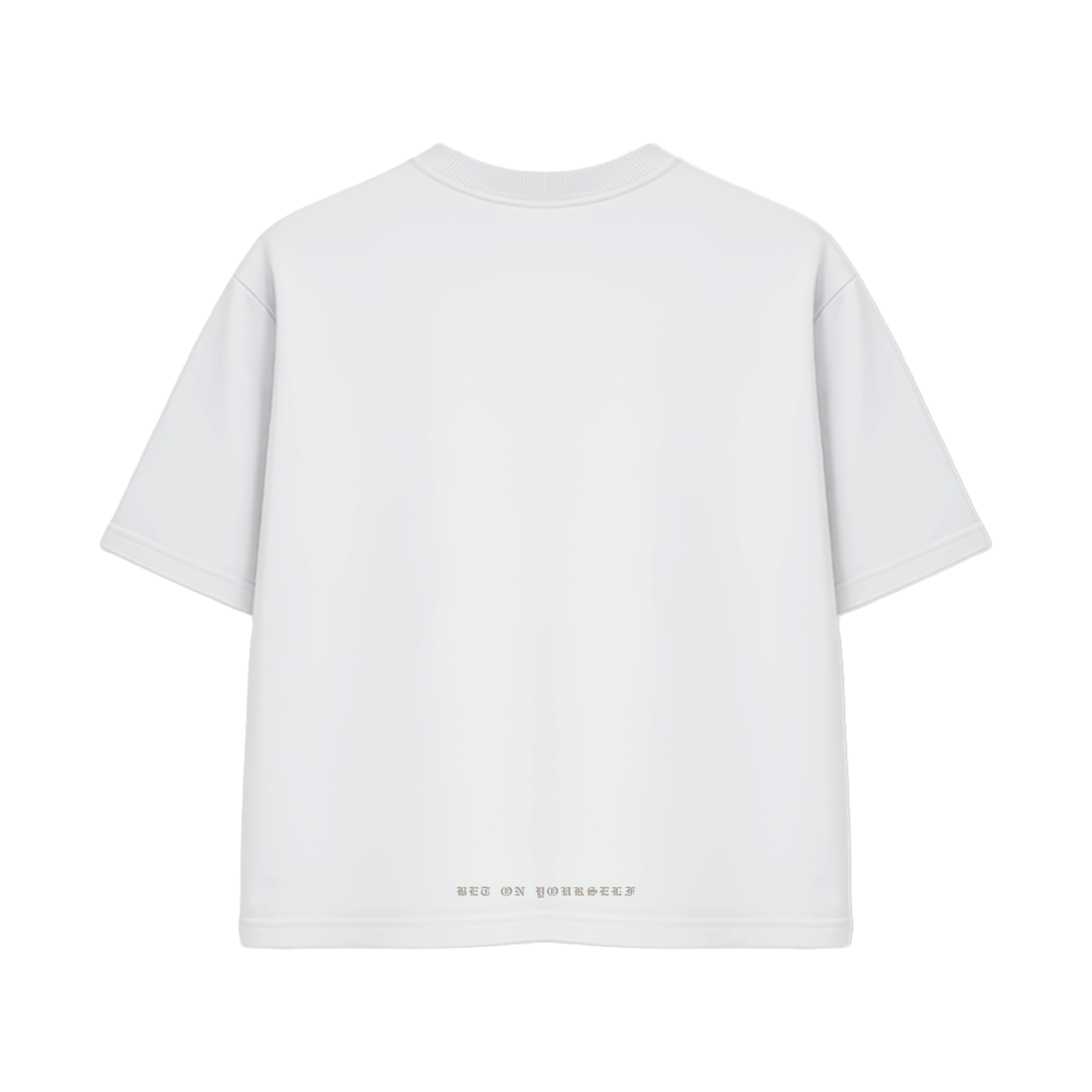 ARCHED CAMO BOXY TEE IN WHITE