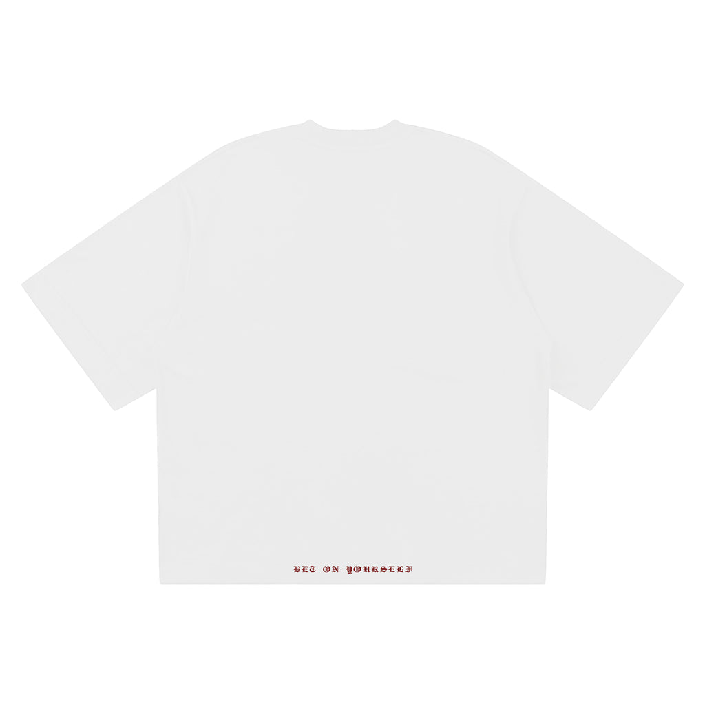 NRNS BOXY TEE IN WHITE